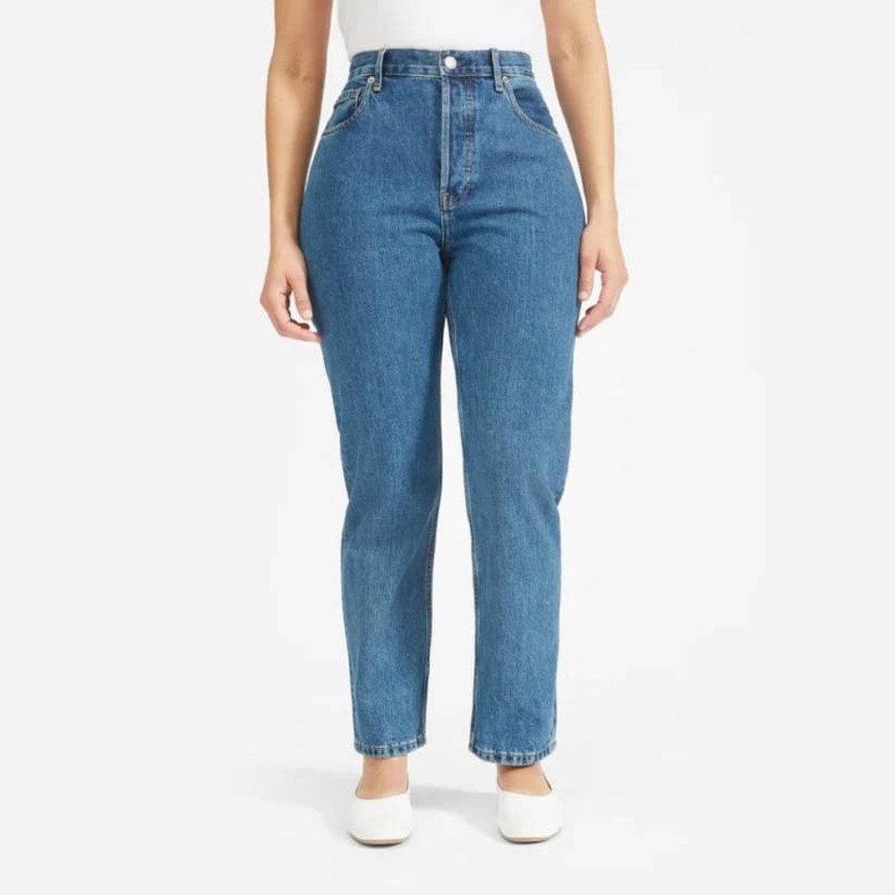 Everlane Organic Cotton High Rise The 90s Cheeky Jean Blue Women's Size 29
